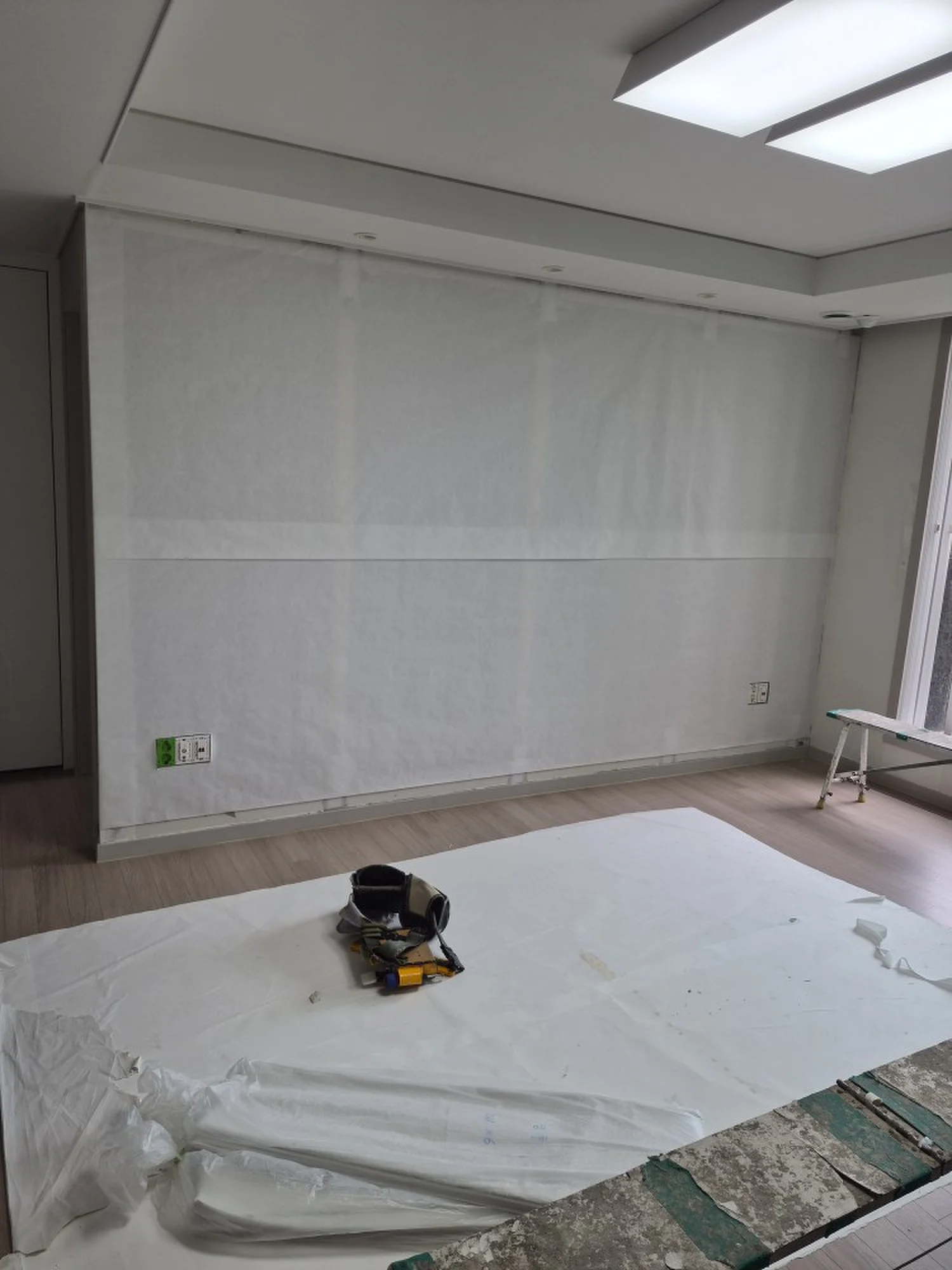 부천 역곡동 28평아파트 실크도배 현장 사진